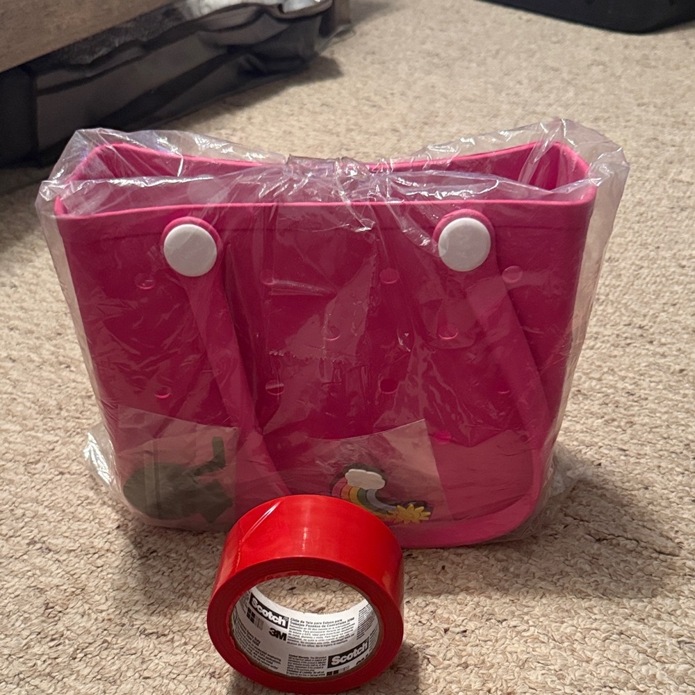 Pink Tote Bag